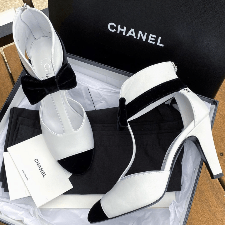 Bomb Product of the Day: Chanel Tuxedo Sandals