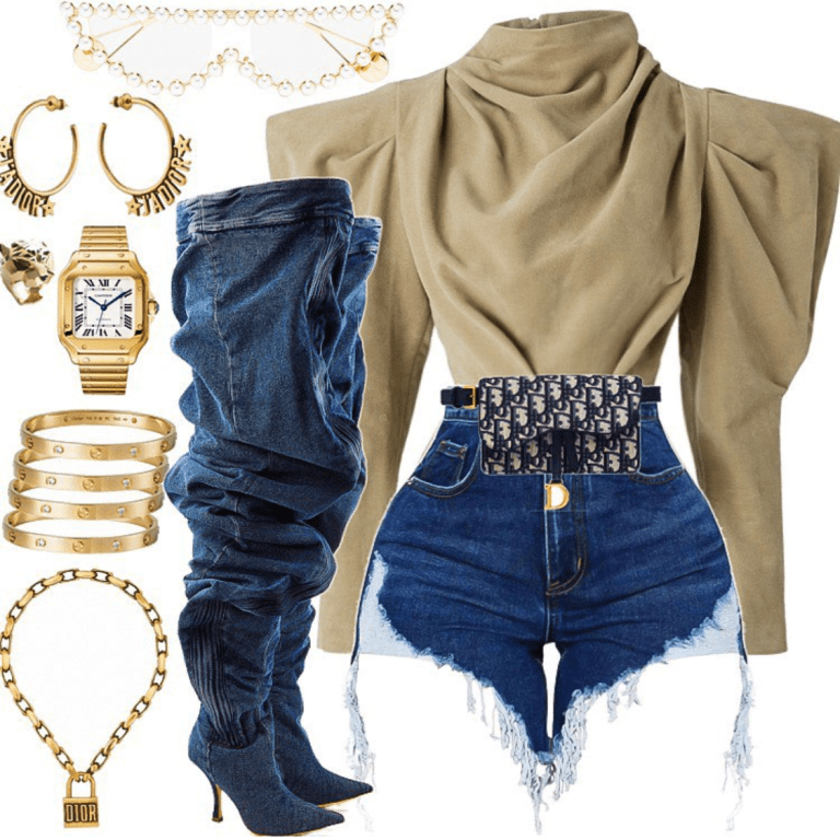 Fall Outfit Inspiration: Isabel Marant Voluminous Shoulder Top and Y/Project Denim Boots by @StyledByJovon_