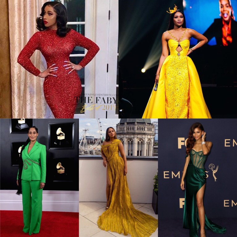 Best of 2019: Most Fashionable Female Celebrity Including Cardi B, Beyonce, Rihanna, Zendaya, and Tracee Ellis Ross + RSVP to The Faby’s December 13th in NYC!