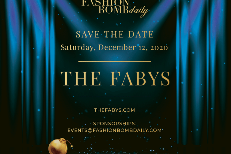 Save the Date for the 2nd Annual Faby’s Awards: Saturday December 12th, 2020 in New York City