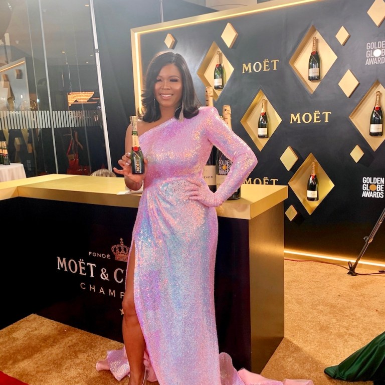 Claire’s Life: Celebrating the 77th Annual Golden Globes with Moet USA in Valentino Omar