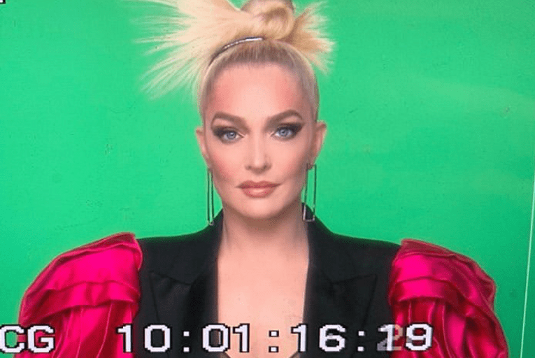 Splurge: Erika Jayne’s Real Housewives of Beverly Hills Confessional Alexander McQueen Pink Satin Puff Sleeve Blazer