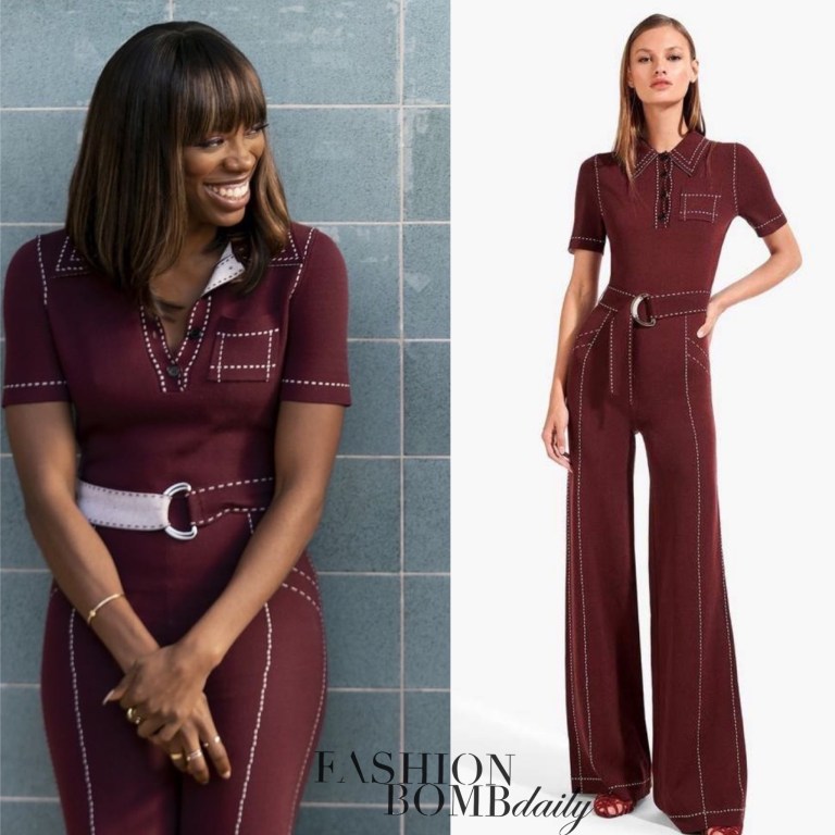 Insecure Season 4 Episode 5 Lowkey Movin On Block Party Fashion Credits: Issa Rae’s Simon Miller Plaid Skirt, Condola’s Brandon Maxwell White Belted Dress + Molly’s Burgundy Belted Jumpsuit, Found!