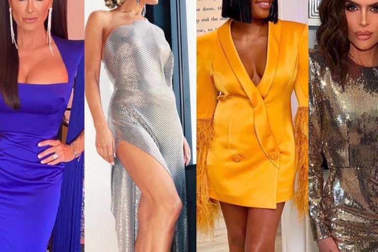 Who Was Best Dressed at the Real Housewives of Beverly Hills Reunion? Garcelle Beauvais in a Yellow Jovana Benoit Dress, Kyle Richards and Lisa Rinna in Blue and Metallic Alex Perry, and More!