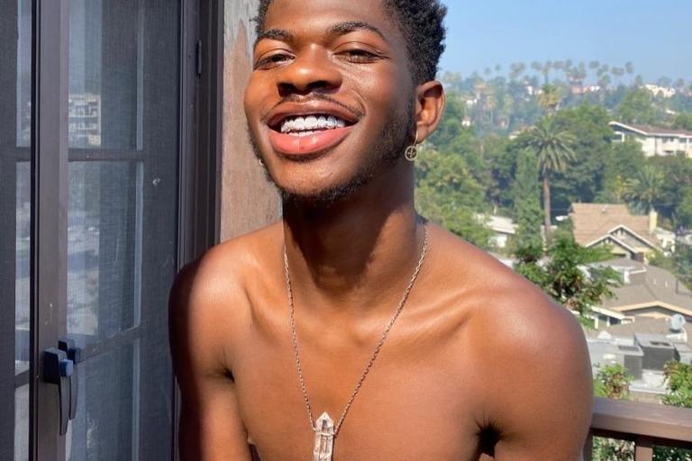 Lil Nas X Wears Mckenzie Liautaud Good Energy Necklace, Available on FBDShop!