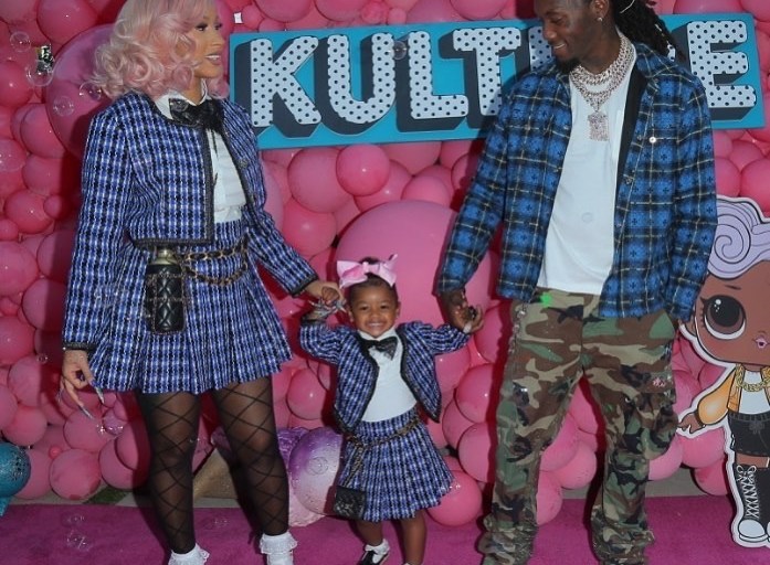 Kulture Celebrates Her 2nd Birthday with Cardi B and Offset in Custom Sir Babajagne + Take a Look Inside the Party!