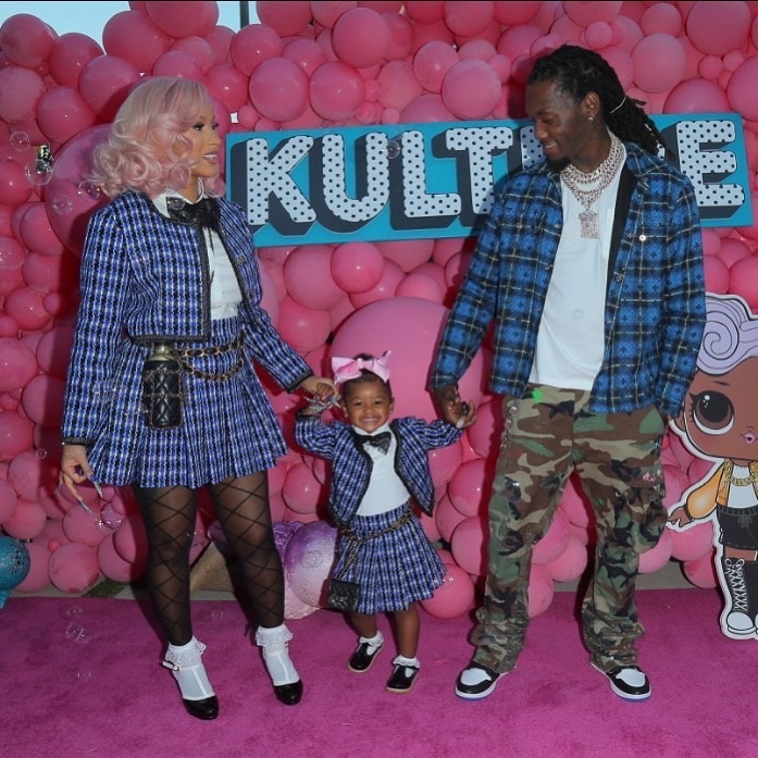 Kulture Celebrates Her 2nd Birthday with Cardi B and Offset in Custom Sir Babajagne + Take a Look Inside the Party!