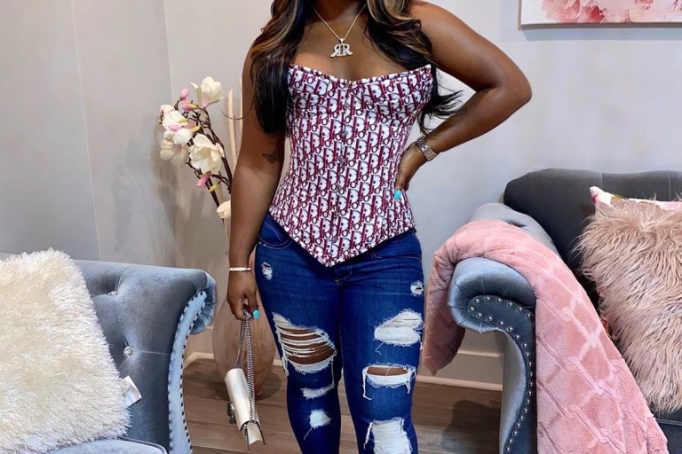 Reginae Carter Rocked a Dior Monogrammed Corset by Iconic Corset to Mulatto’s Listening Party for ‘Queen of da Souf Album’
