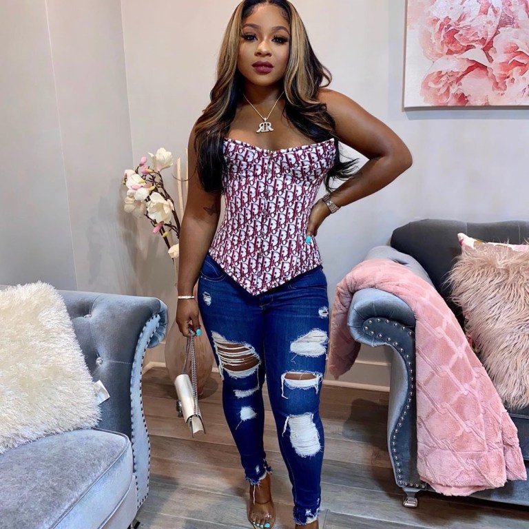 Reginae Carter Rocked a Dior Monogrammed Corset by Iconic Corset to Mulatto’s Listening Party for ‘Queen of da Souf Album’