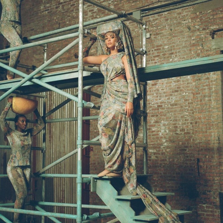 All the Fashion Looks from Beyonce’s Visual Album Black is King: Beyonce in Adama Paris, Tongoro Studio, Duckie Confetti, Levenity, and More!