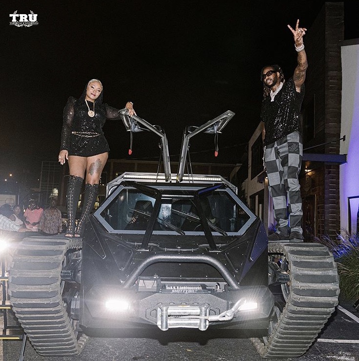 2 Chainz Pulled Up to His Birthday Celebration in Atlanta in an Army Truck Wearing A Sequinned Black YSL Shirt and Louis Vuitton Pants, Guest Included BeautyLifeFun’s CEO, Claire Sulmers, Jacquees and More