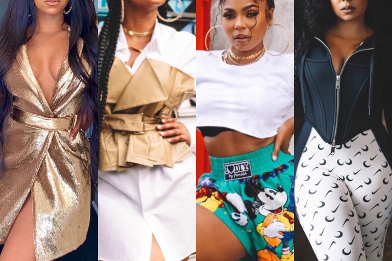 All the Looks Ashanti Graced Us With This Week: A Gold Retrofete Blazer Dress, A Junya Watanabe Trench Corset, DIY by Panida Mickey Mouse Shorts, and More!