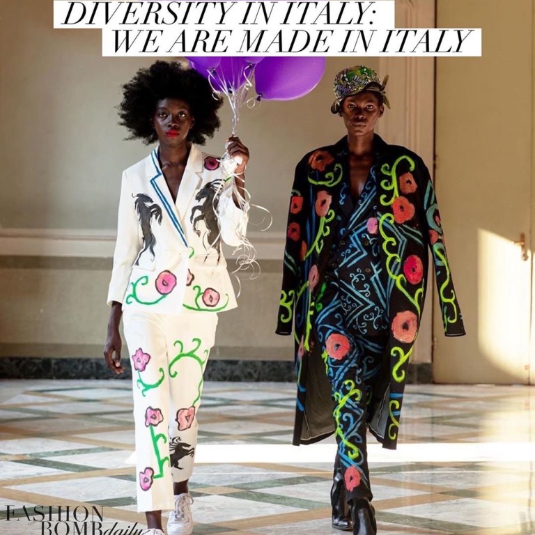 Diversity in Fashion: Stella Jean, Edward Buchanan of Sansovino, and Michelle Ngonmo Joined Forces to Create ‘We Are Made in Italy’ Dedicated to Five Emerging Black Italian Designers at Milan Fashion Week