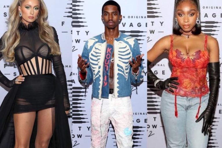 On the Scene at Rihanna’s Savage X Fenty Show Volume 2 Red Carpet: Paris Hilton in Walter Collection, Christian Combs in Kapital, Normani in Savage X Fenty, and More!