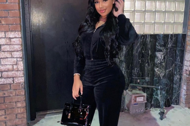 Taina Williams Stepped Out in a Velour Fashion Nova Set