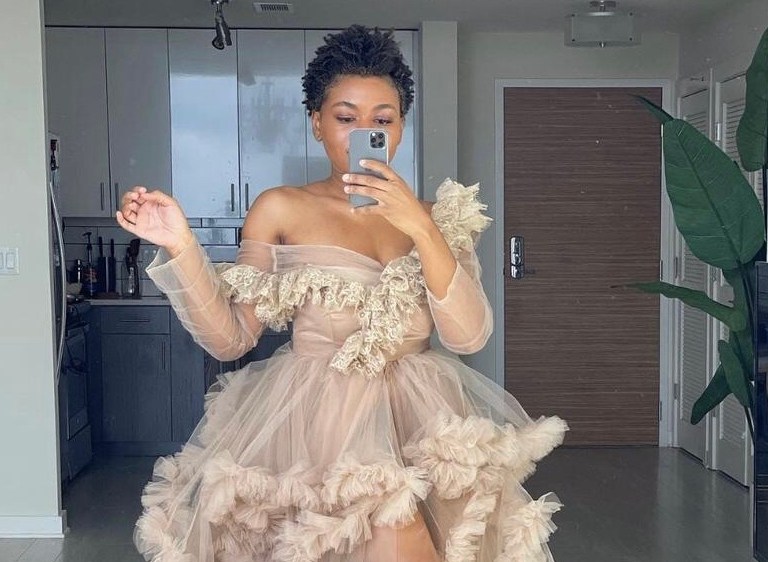 New Arrivals on BeautyLifeFun Shop: Oyemwen Off-the-Shoulder Tulle Robe, Sai Sankoh Jezebel Blue Printed Blouse + Skirt Set, Black Panther Destroyed Black Sweatshirt, and More!