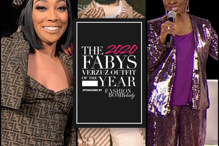The Faby’s Best of 2020: Verzuz Outfit of The Year Including Monica in Sir Baba Jagne x Fendi, Gucci Mane in Gucci and Gladys Knight in Badgley Mischka