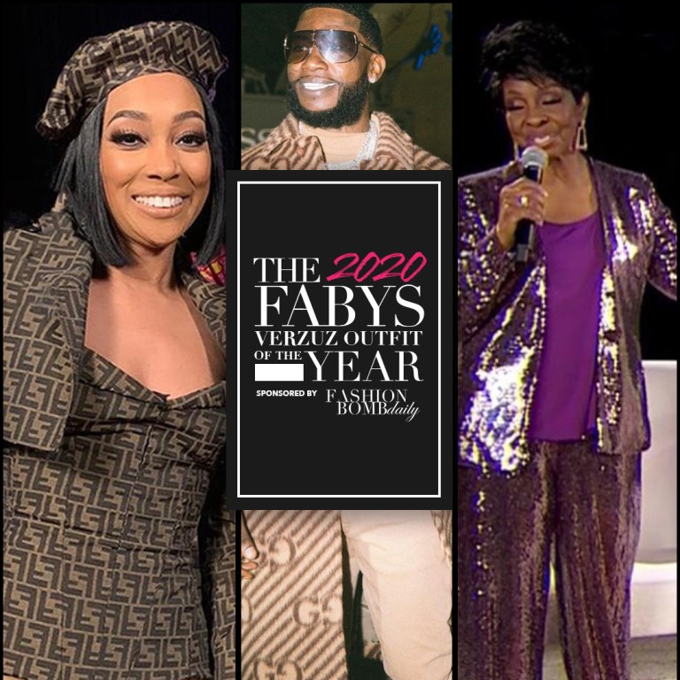 The Faby’s Best of 2020: Verzuz Outfit of The Year Including Monica in Sir Baba Jagne x Fendi, Gucci Mane in Gucci and Gladys Knight in Badgley Mischka