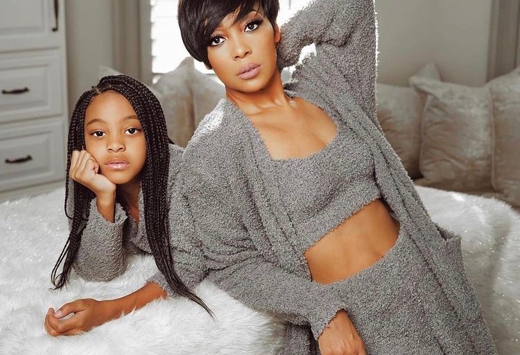 You Ask, We Answer! Monica Poses With Her Daughter in Matching Skims Knit Sets