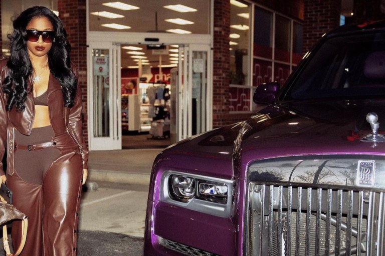 Get Into How Te’a Cooper Styled BeautyLifeFun Shop Oyemwen Chocolate Brown Vegan Moto Jacket and Chaps