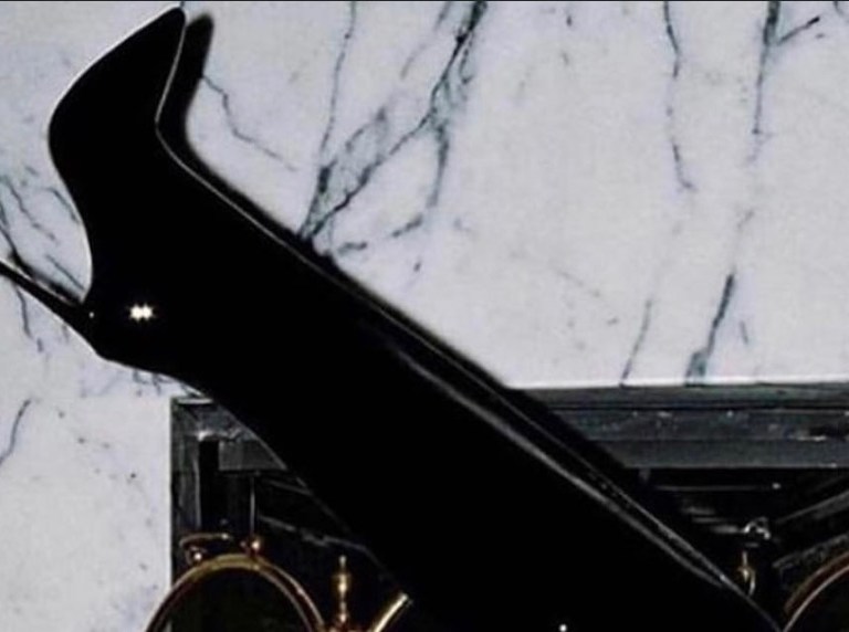 Keep It Sexy in Date Night-Approved BeautyLifeFun Shop Cult of Coquette ‘Jane’ Black Patent Leather Over-the-Knee Boots for Valentine’s Day