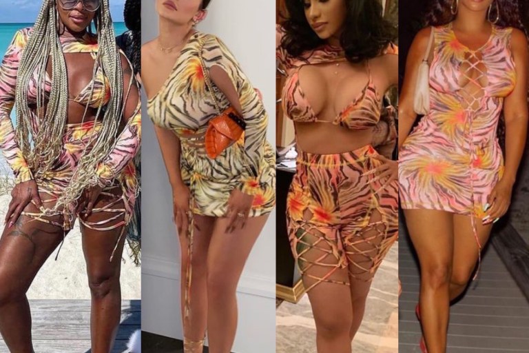 Celebs Love: Kim Shui’s Tropic Print Pieces As Seen on Cardi B, Mary J Blige, Kylie Jenner, and More!