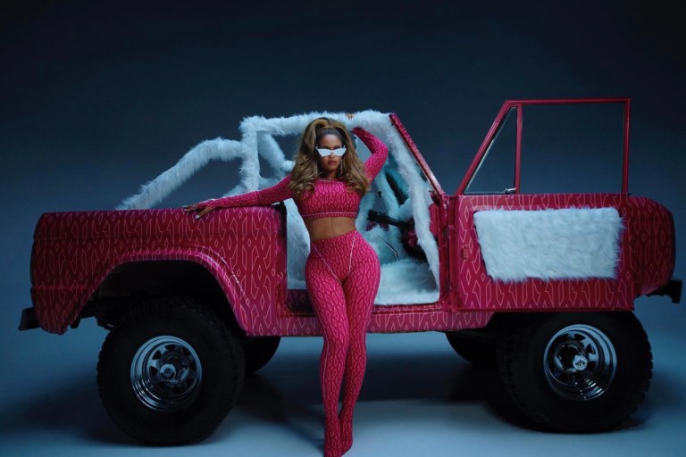 Beyoncé Stuns in New Pink Monogram IVY PARK x adidas Look for ‘Icy Park’ Campaign