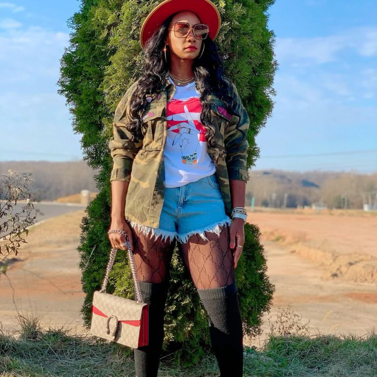 Fashion Bombshell of the Day Kebra: from Virgin Islands