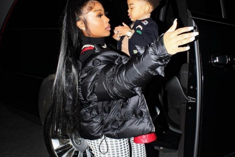 You ask, We Answer! Jayda Cheaves Loyal Armani Birthday Moncler Grenoble White and Black Norah Snow Boots with Red Laces