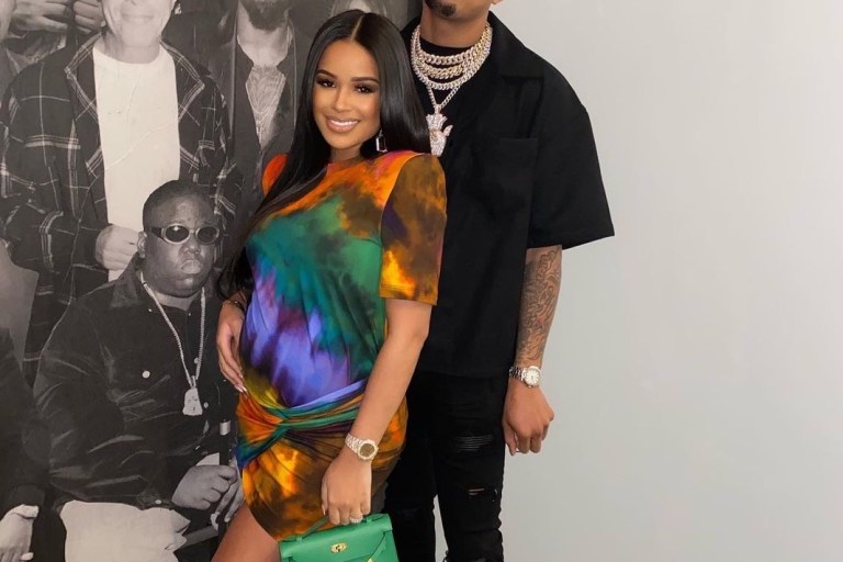 You Ask, We Answer! Taina (LatainaX3 ‘s) Valentine’s Day The Attico Tie Dye Multicolor Top, Skirt, and Shoes