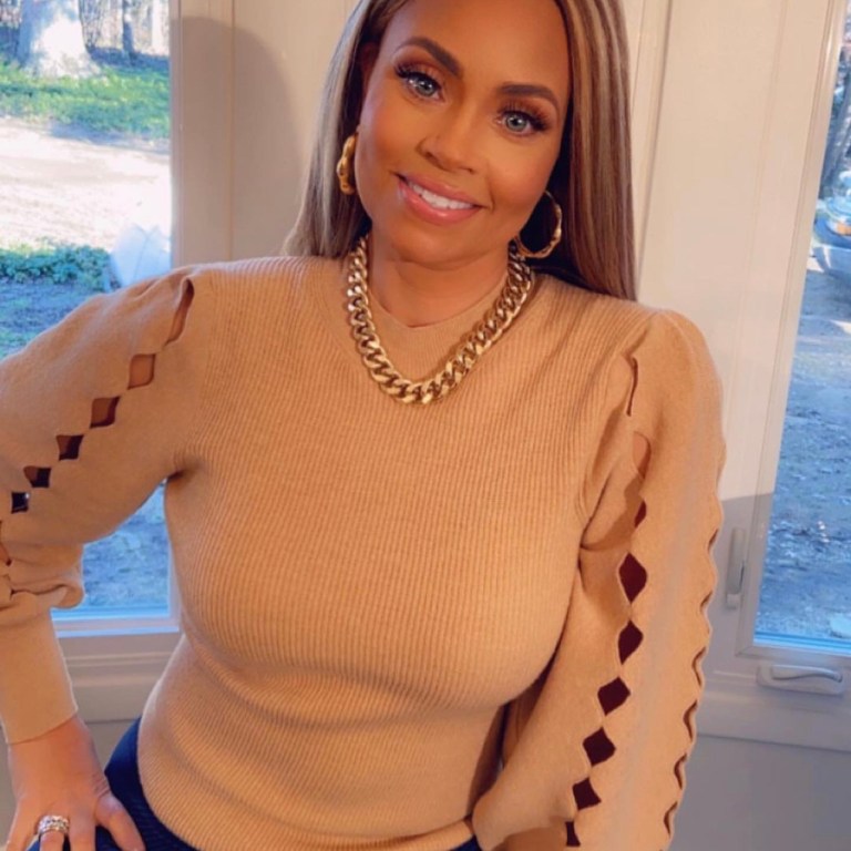 You Ask, We Answer! Gizelle Byrant’s Chloe Scalloped Cutout Sleeve Sweater, Meme Joneses’s Rene Caovilla ‘Cleo’ Ankle-Wrap Faux Pearl Embellished Sandals + More!