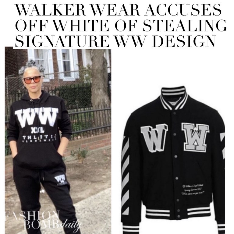Essay: April Walker of Walker Wear Accuses Virgil Abloh of Off White of Stealing  Signature “WW” Design
