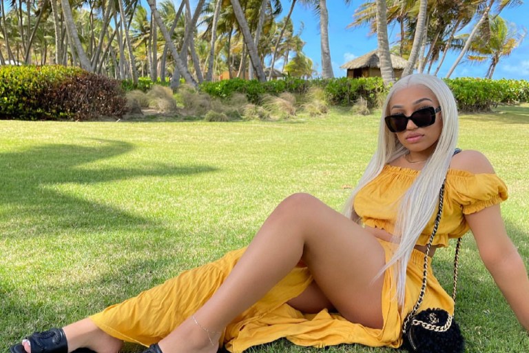 Ella Rodriguez Enjoys Her Vacation in Puerto Rico Wearing Yellow Two Piece Set From Fashion Nova