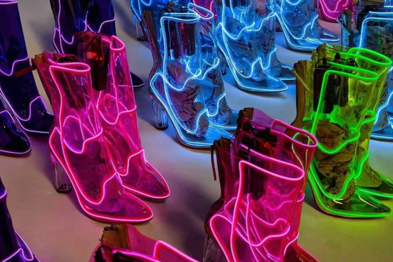 Bomb Accessories: ‘Out Past Midnight’ Light Up Boots by Neon Cowboys