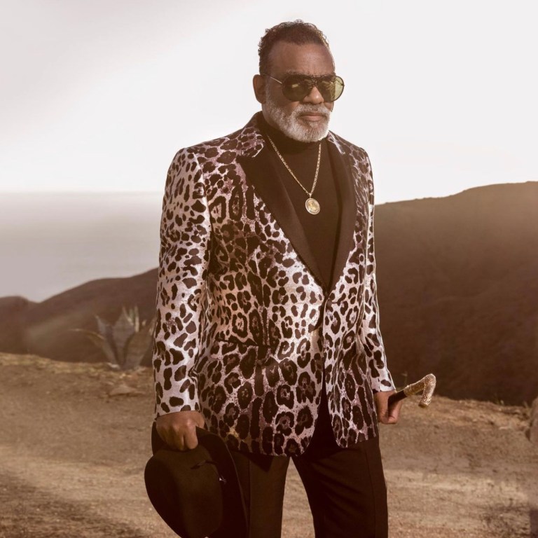 Ron Isley of the Isley Brothers Geared Up for Verzuz Against Earth, Wind & Fire Wearing Dolce and Gabbana Leopard Print Satin Blazer