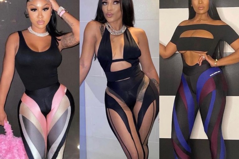 Celebs Love Mugler’s Swirl Panel Leggings: As Spotted on Joie Chavis, Ari Fletcher, Marlo Hampton + More