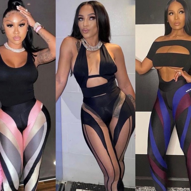 Celebs Love Mugler’s Swirl Panel Leggings: As Spotted on Joie Chavis, Ari Fletcher, Marlo Hampton + More