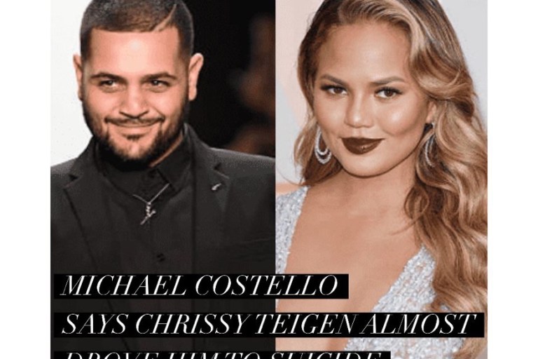Michael Costello Says Chrissy Teigen Almost Drove Him to Suicide; Tells BeautyLifeFun, “I just want to forgive and forget”