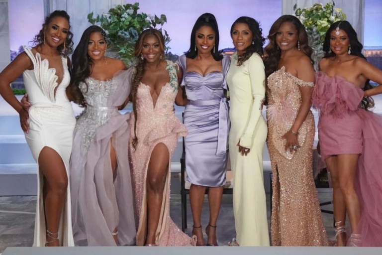 ‘Married to Medicine’ Reunion Fashion: Contessa Metcalfe in Albina Dyla From Ivy Showroom, Dr. Heavenly Kimes in Brides by Nona, Quad Webb in Ese Azenabor and More