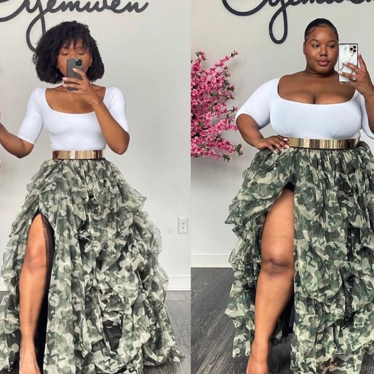 Oyemwen’s Camo High Slit Maxi Tulle Skirt Is a Summer Must-Have: Available on BeautyLifeFun Shop