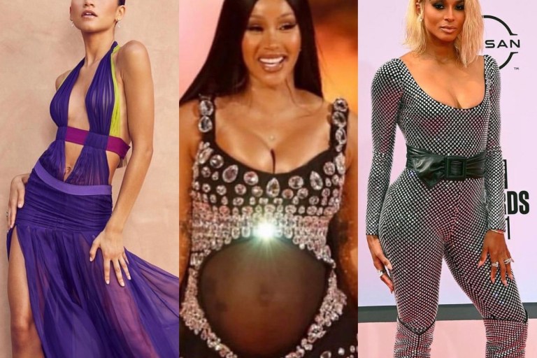 Top 10 Best Dressed at the 2021 BET Awards: Zendaya Pays Homage to Beyoncé in Versace Spring/Summer 2003 Purple Dress, Ciara in Alexandre Vauthier Crystal Jumpsuit, Cardi B Announces Second Pregnancy in Custom Dolce and Gabbana Embellished Look + More