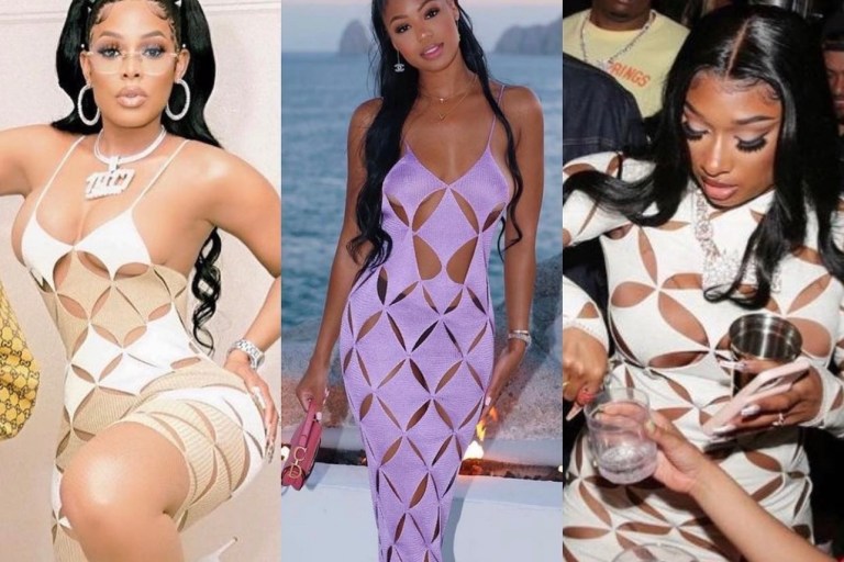 Celebs Love: Keyshia Ka’oir, Teaira Walker and Megan Thee Stallion Spotted in Isa Boulder’s Argyle Cutout Pieces