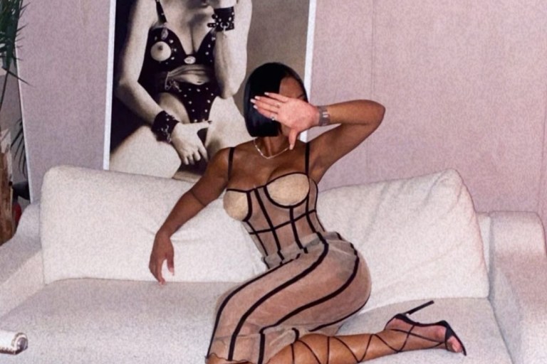 Most Requested: Karen Chin aka Chinchilly on Style’s Paris Strapless Sheer Corset Dress