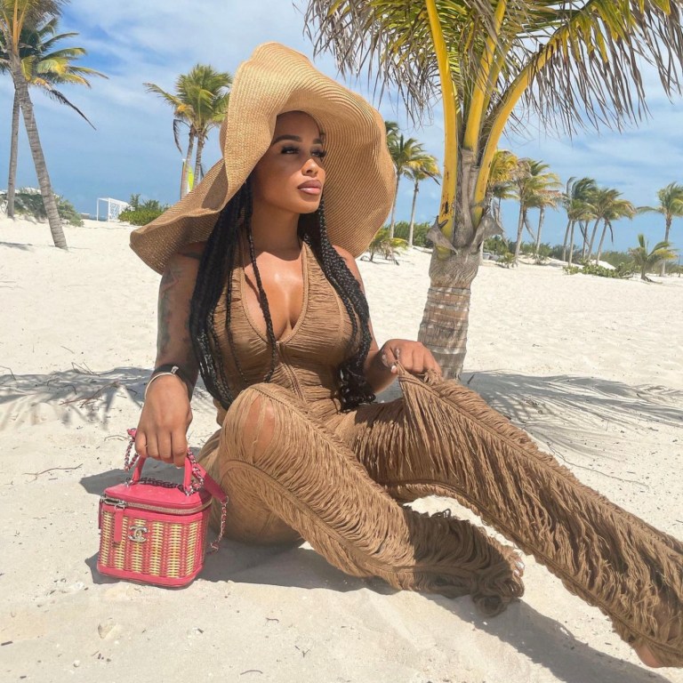 DreamDoll Vacays in Fashion Nova Crochet Cover Up Jumpsuit