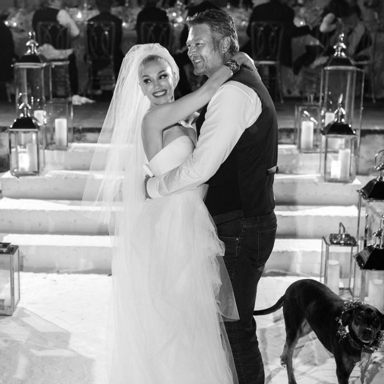 Fashion Bomb Wedding: Gwen Stefani Ties The Knot with Blake Shelton During Private Ceremony in Oklahoma Wearing Custom Vera Wang