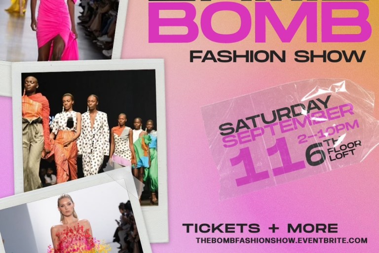 Save the Date for The Bomb Fashion Show: Saturday September 11th, 2021 in New York City