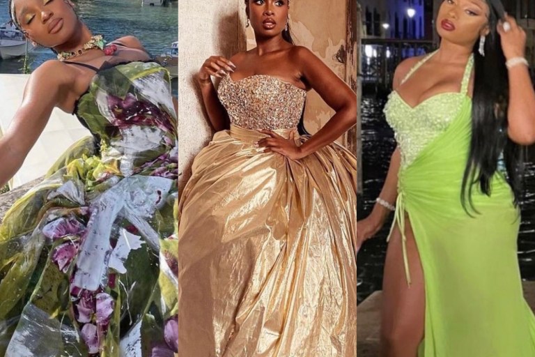 Dolce and Gabbana Debuts Alta Moda Collection With Runway Show in Venice, Italy With Appearances by Megan Thee Stallion, Doja Cat, Normani, the Combs Sisters, and More