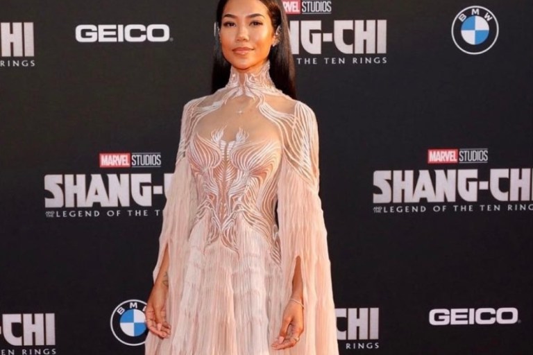 Jhené Aiko Attends Marvel’s ‘Shang-Chi’ Premiere Wearing Iris Van Herpen Spring/Summer 2021 Couture Gown