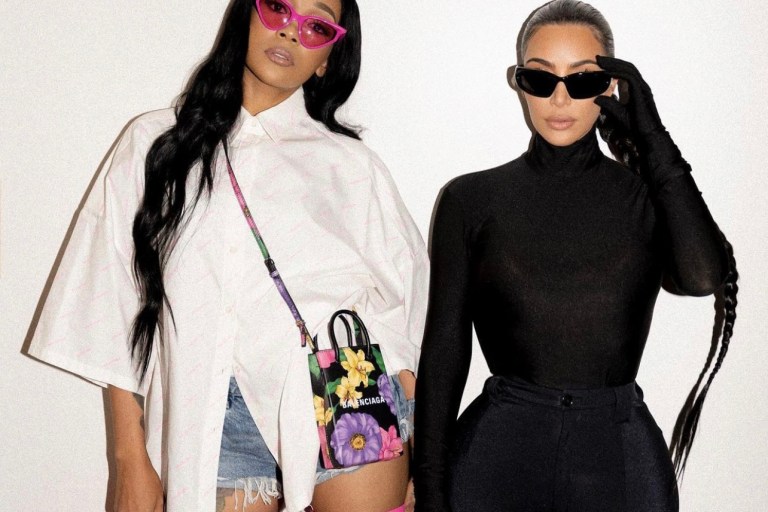 Kim Kardashian and Monica Spied at Kanye West’s Second ‘DONDA’ Listening Event in Atlanta Wearing Balenciaga Looks