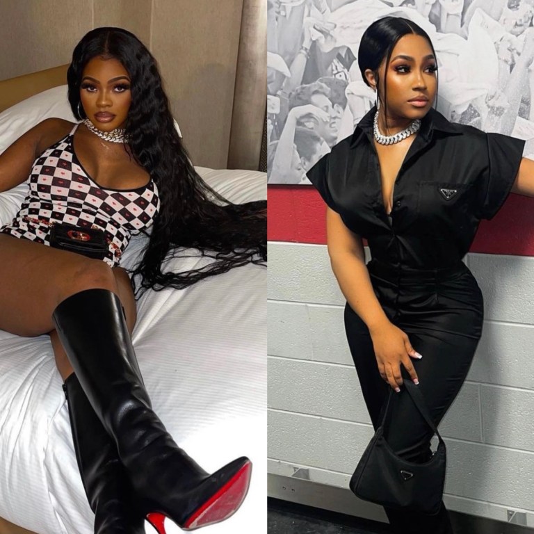 Yung Miami Dons Full Prada Look With JT in Dior for End of Summer Jam Concert in South Carolina